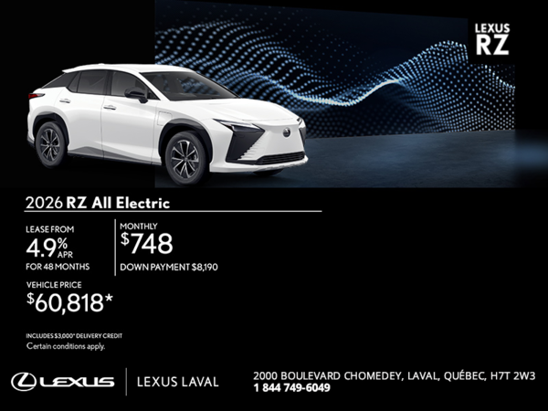 2026 Lexus RZ