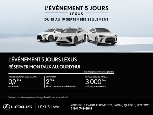 Événement du mois Lexus