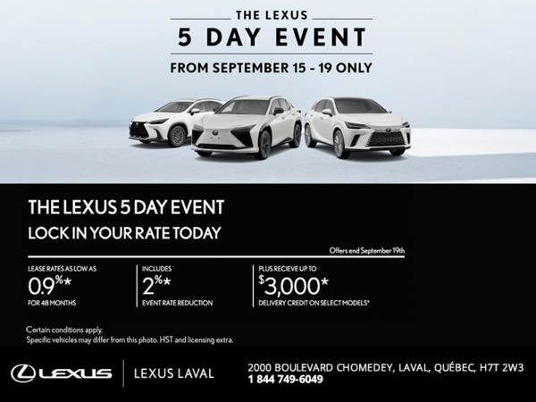 Lexus Monthly Event