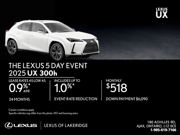 2025 Lexus UX 300h