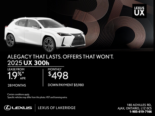 2025 Lexus UX 300h