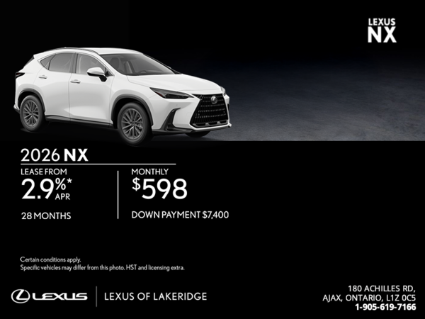 2026 Lexus NX 350