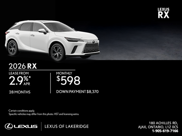 2026 Lexus RX 350