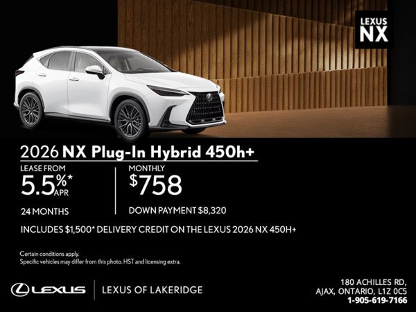 2026 Lexus NX PHEV