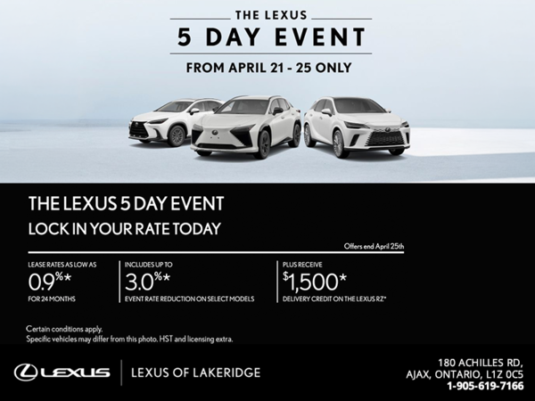 Lexus Monthly Event