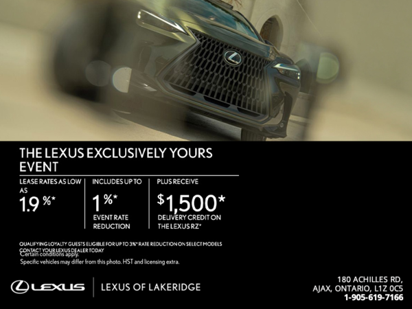 Lexus Monthly Event