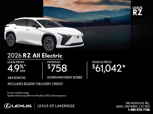 2026 Lexus RZ