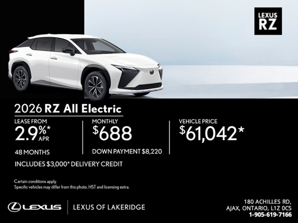 2026 Lexus RZ
