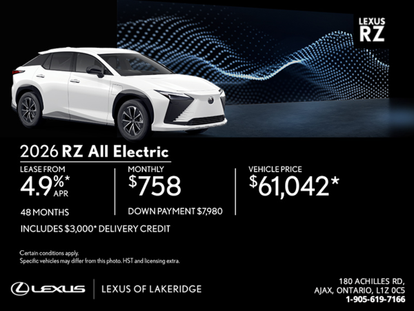 2026 Lexus RZ
