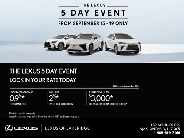 Lexus Monthly Event