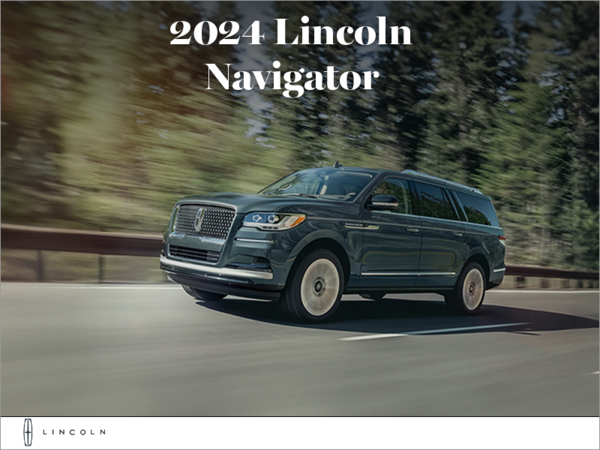 The 2024 Lincoln Navigator!
