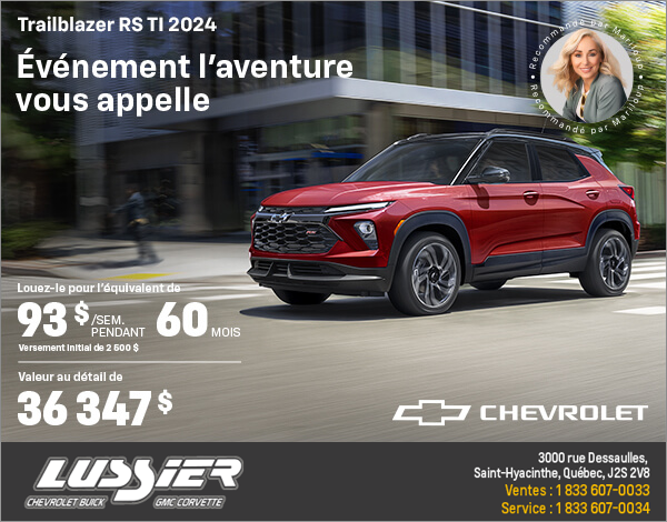 Le Chevrolet Trailblazer 2024