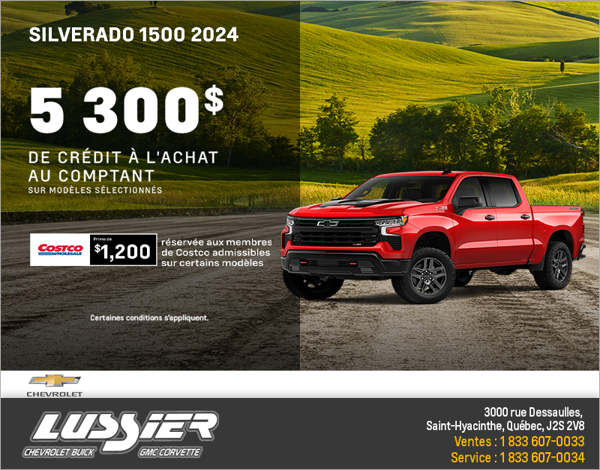 Procurez-vous le Chevrolet Silverado 1500 2024