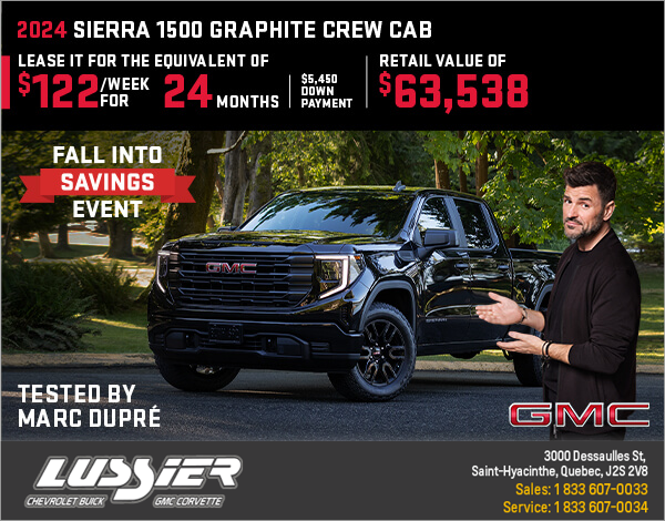 The 2024 GMC Sierra 1500 Graphite