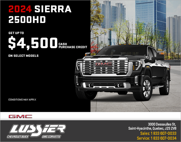 The 2024 GMC Sierra 25000HD