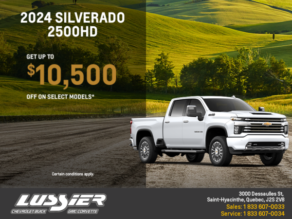 Get the 2024 Chevrolet Silverado 2500HD