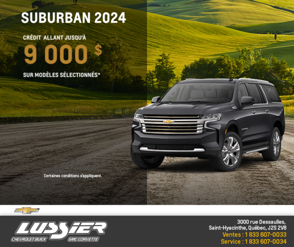 Le Chevrolet Suburban 2024