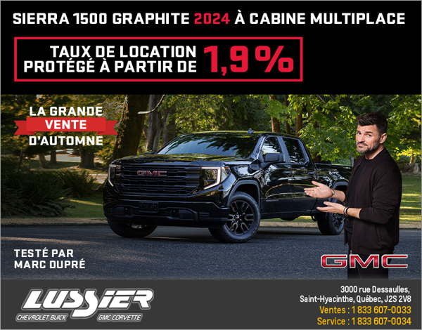 Le GMC Sierra 1500 Graphite 2024