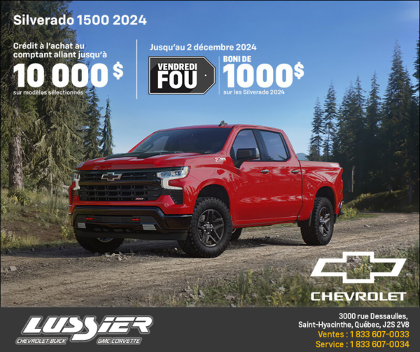 Procurez-vous le Chevrolet Silverado 1500 2024