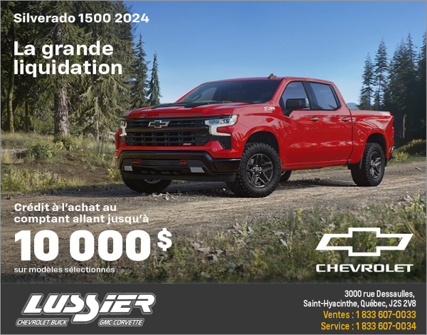 Procurez-vous le Chevrolet Silverado 1500 2024