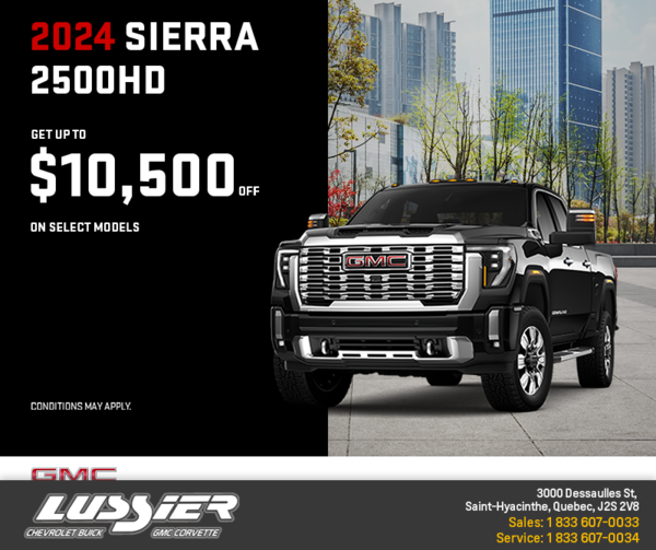 The 2024 GMC Sierra 25000HD