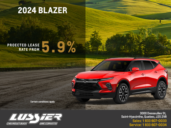 Get the 2024 Chevrolet Blazer