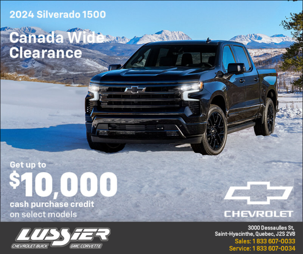 Get the 2024 Chevrolet Silverado 1500