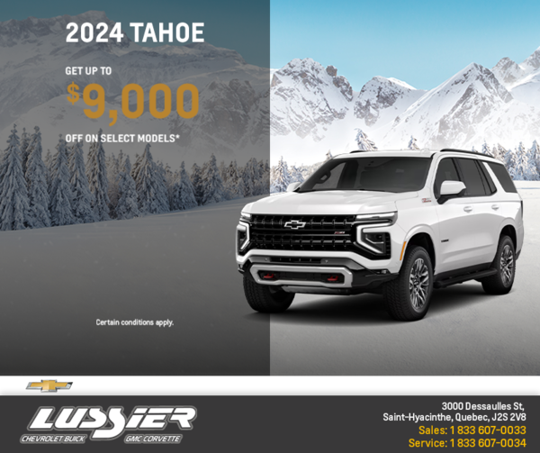 Get the 2024 Chevrolet Tahoe