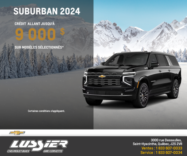 Le Chevrolet Suburban 2024