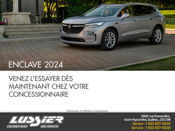 Procurez-vous le Buick Enclave 2024