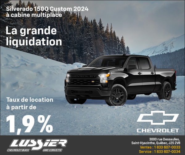 Procurez-vous le Chevrolet Silverado 1500 2024