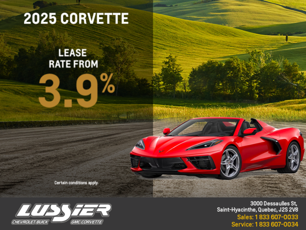 Get the 2025 Chevrolet Corvette