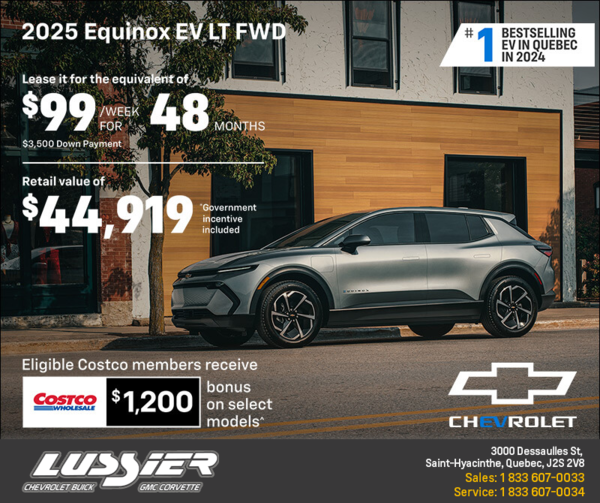 Get the 2025 Chevrolet Equinox EV