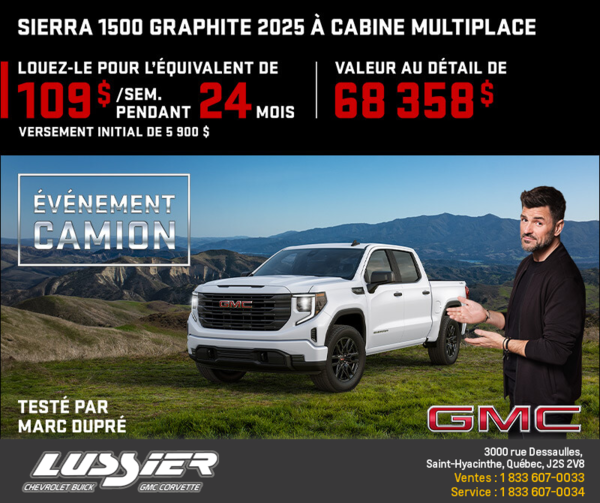 Le GMC Sierra 1500 2025