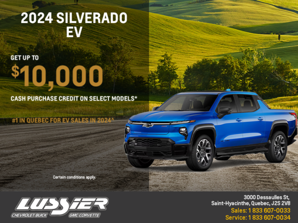 Get the 2024 Chevrolet Silverado EV
