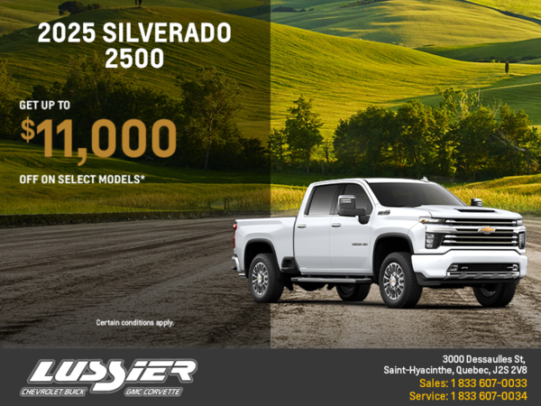 Get the 2025 Chevrolet Silverado 2500