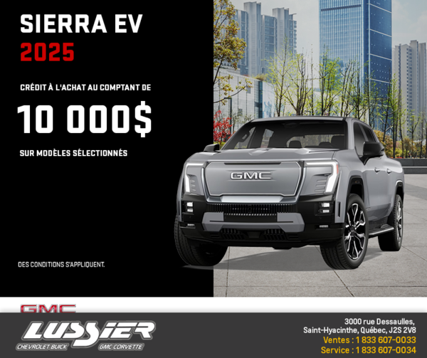 Le GMC Sierra EV 2025