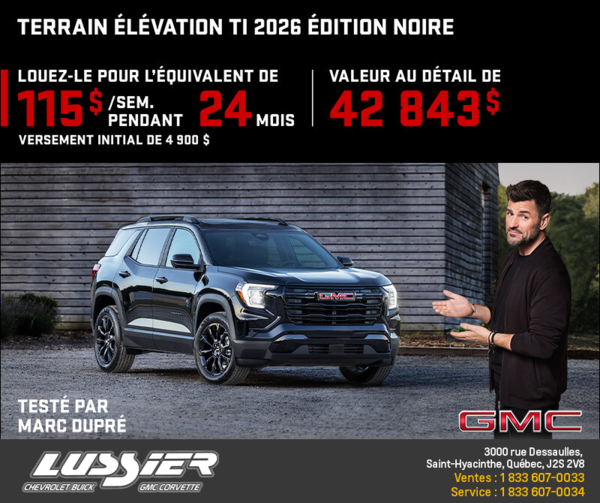 Le GMC Terrain 2026