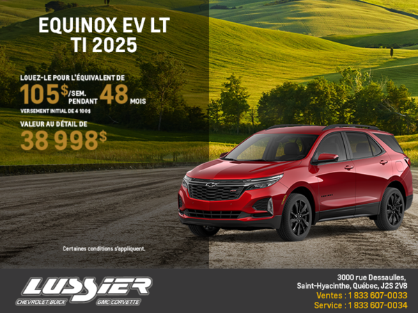 Procurez-vous le Chevrolet Equinox LT TI 2025