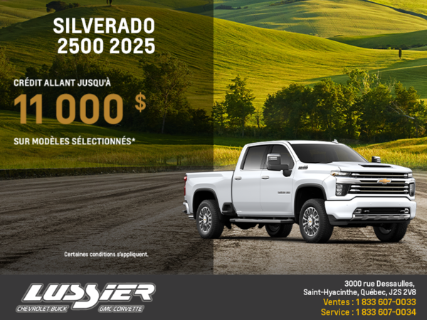 Procurez-vous le Chevrolet Silverado 2500 2025