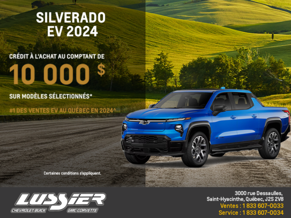 Procurez-vous le Chevrolet Silverado EV 2024