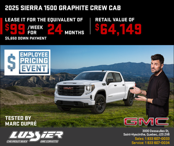 The 2025 GMC Sierra 1500