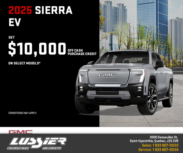 The 2025 GMC Sierra EV