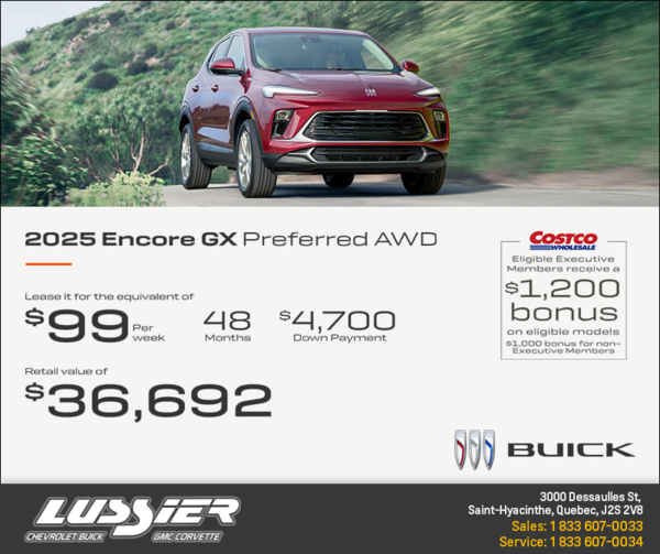 Get the 2025 Buick Encore GX