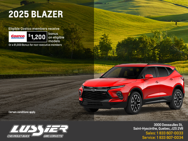 Get the 2025 Chevrolet Blazer