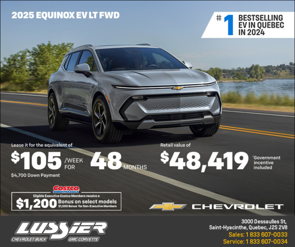 Get the 2025 Chevrolet Equinox EV
