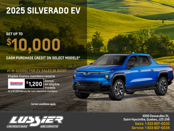 Get the 2025 Chevrolet Silverado EV