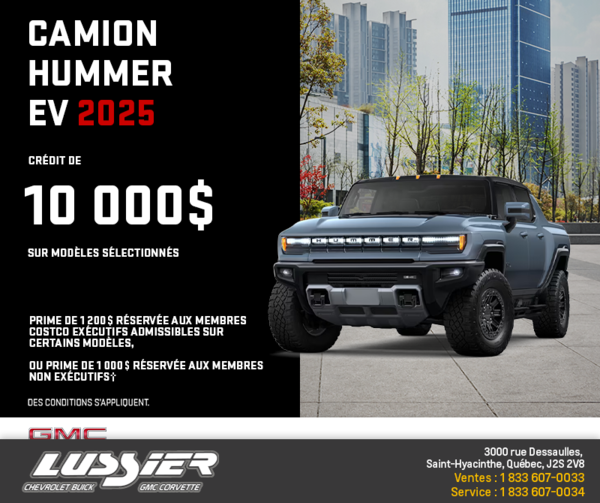 Le GMC Camion Hummer EV 2025