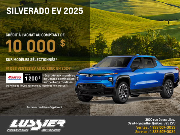 Procurez-vous le Chevrolet Silverado EV 2025