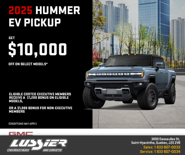 The 2025 GMC Hummer EV Pickup